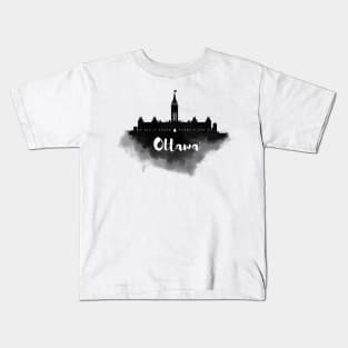 Ottawa watercolor Kids T-Shirt